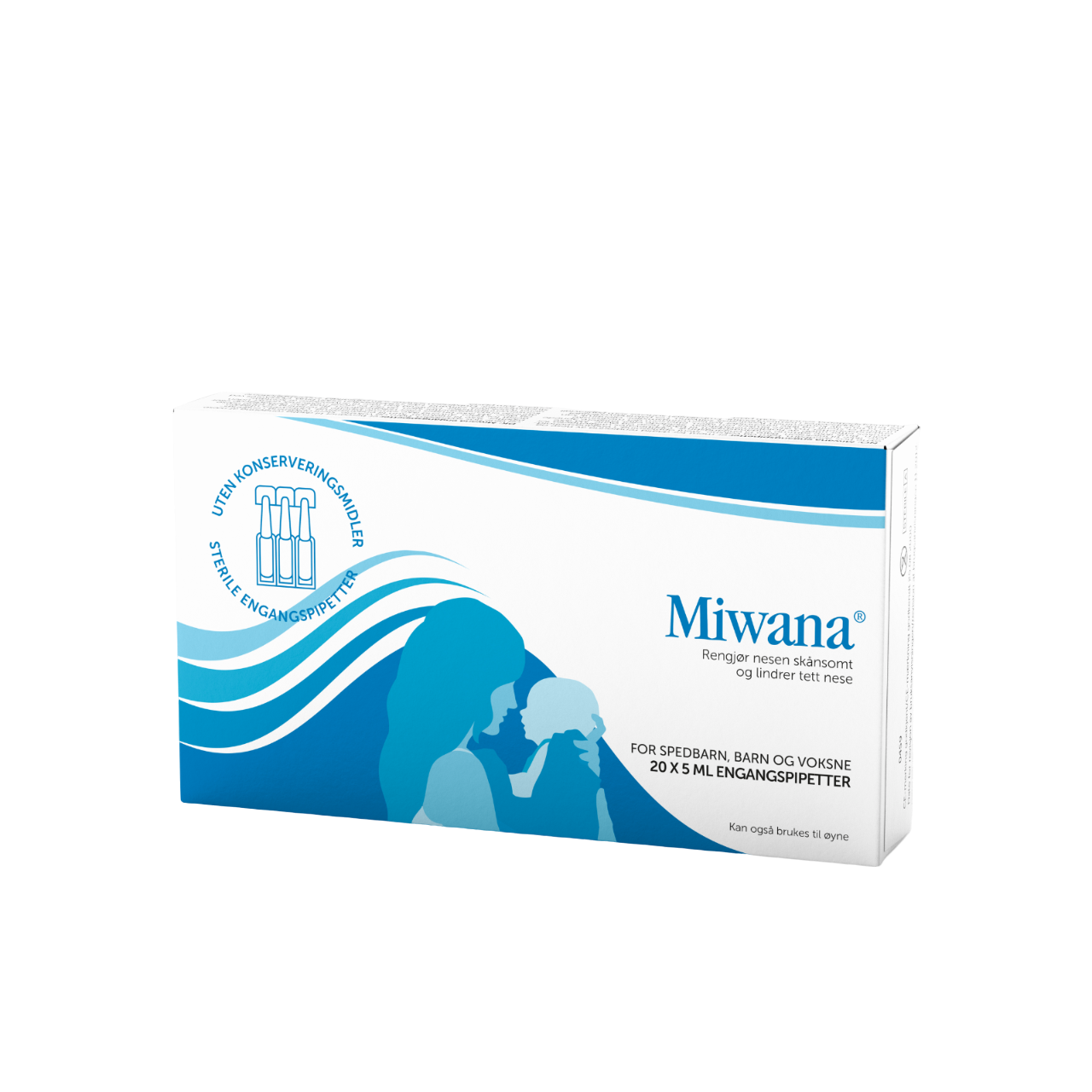 Miwana saltvandsdråber - 20 x 5 ml