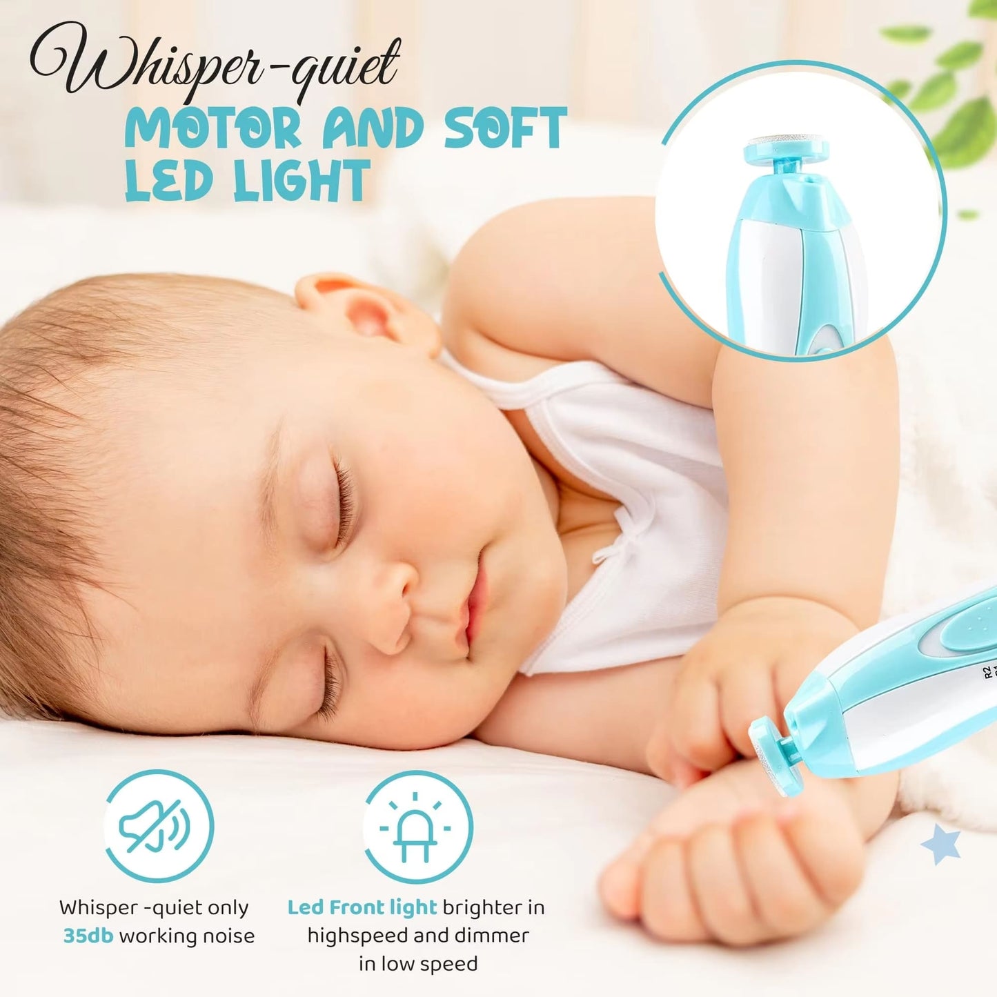 SnotBuster elektrisk baby neglefil